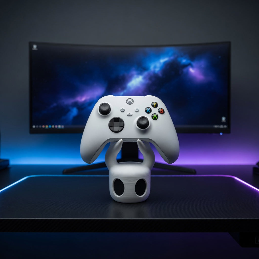 Suporte Gamer Hollow Knight para Controle Xbox – Design Geek Minimalista