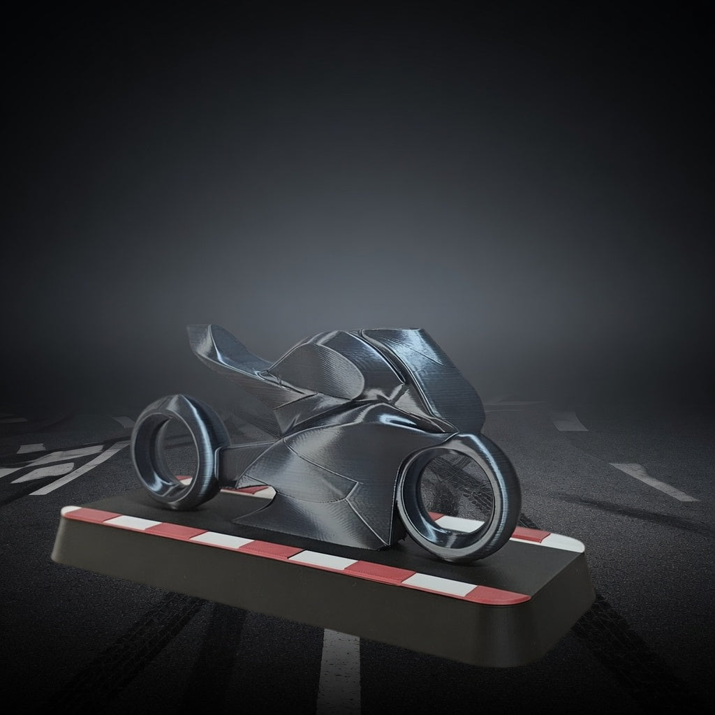 Moto Esportiva Decorativa 3D – Design Moderno e Exclusivo