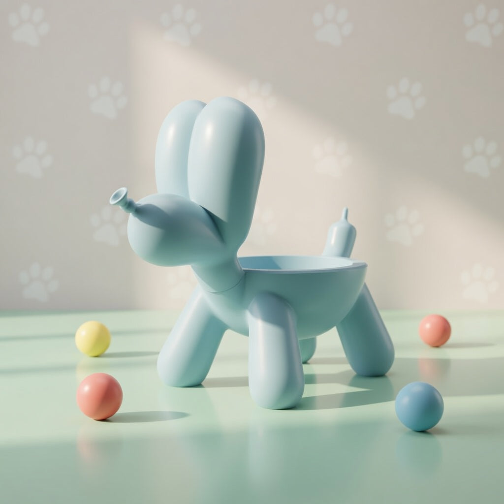 Comedouro Divertido para Pets em Formato de Cachorro – Design Moderno e Funcional
