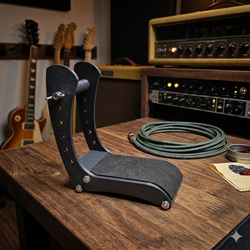 Apoio de perna para contrabaixo Guitarra e violão Ajustável  – Design Ergonômico e Moderno
