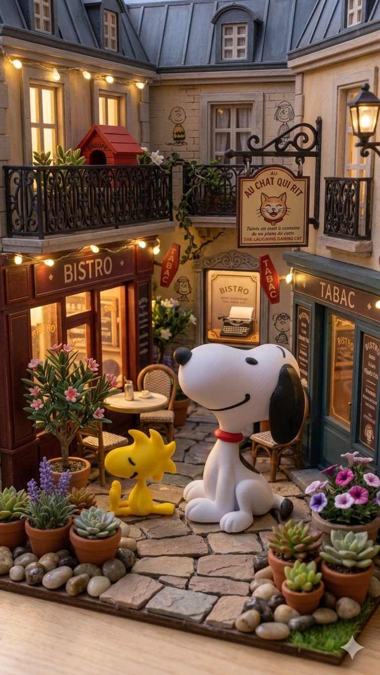 Snoopy e Woodstock – Decoração Fofa e Icônica para seu Espaço