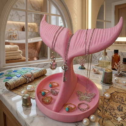 Porta Joias Cauda de Sereia – Organizador Elegante e Decorativo