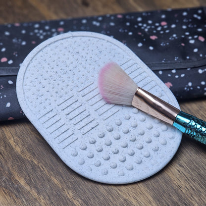 Kit Tapete de Limpeza de Pincéis em Silicone – Higienização Profunda e Praticidade