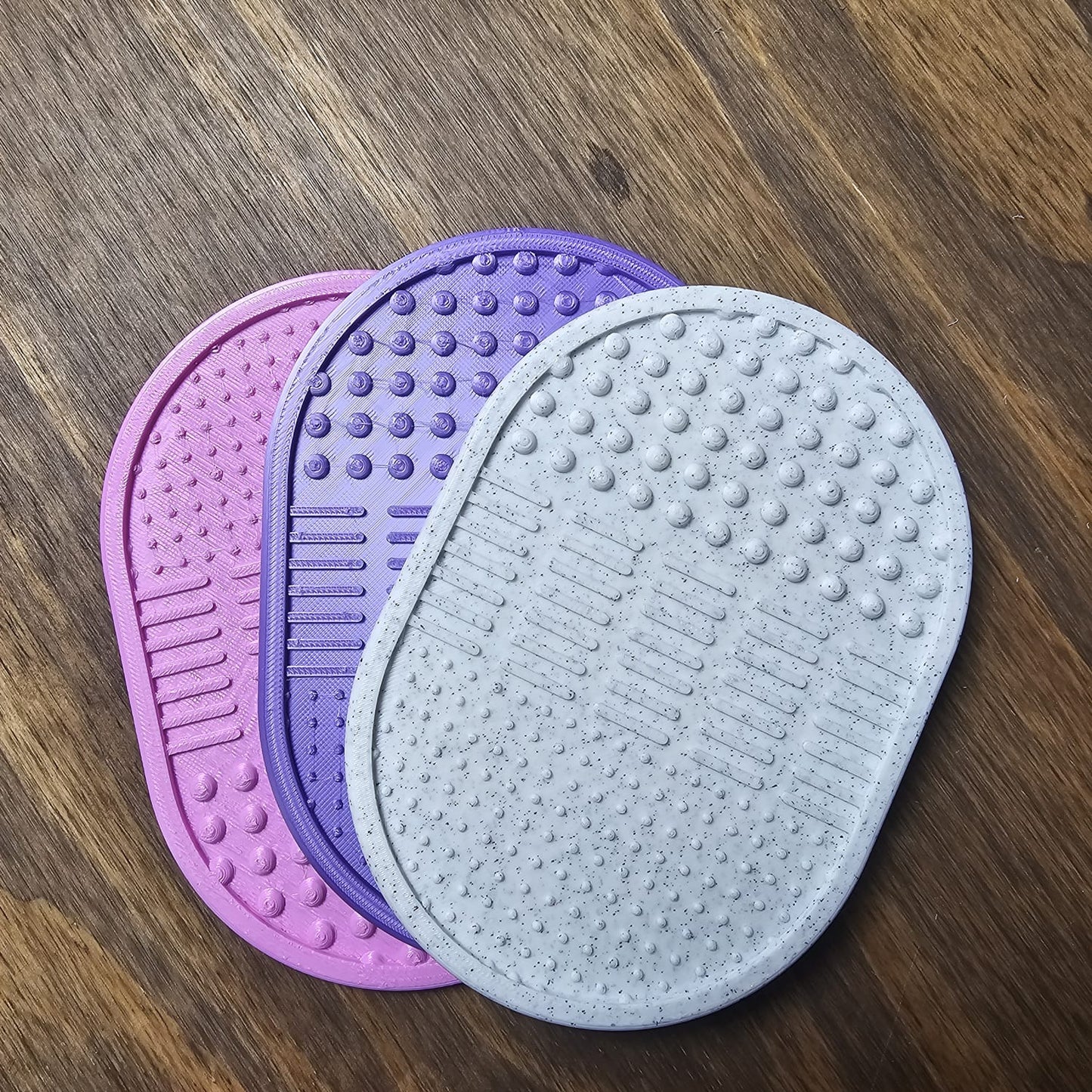 Kit Tapete de Limpeza de Pincéis em Silicone – Higienização Profunda e Praticidade