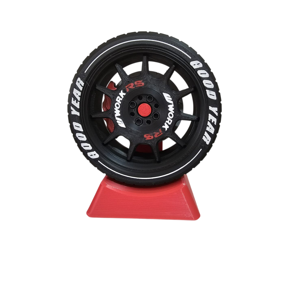 Roda Esportiva Decorativa – Design Automotivo Exclusivo com Estilo Racing