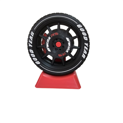 Roda Esportiva Decorativa – Design Automotivo Exclusivo com Estilo Racing