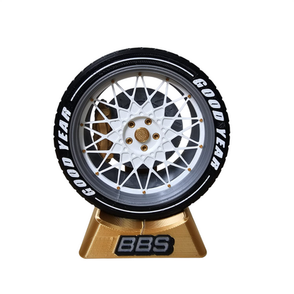 Roda Esportiva Decorativa – Design Automotivo Exclusivo com Estilo Racing