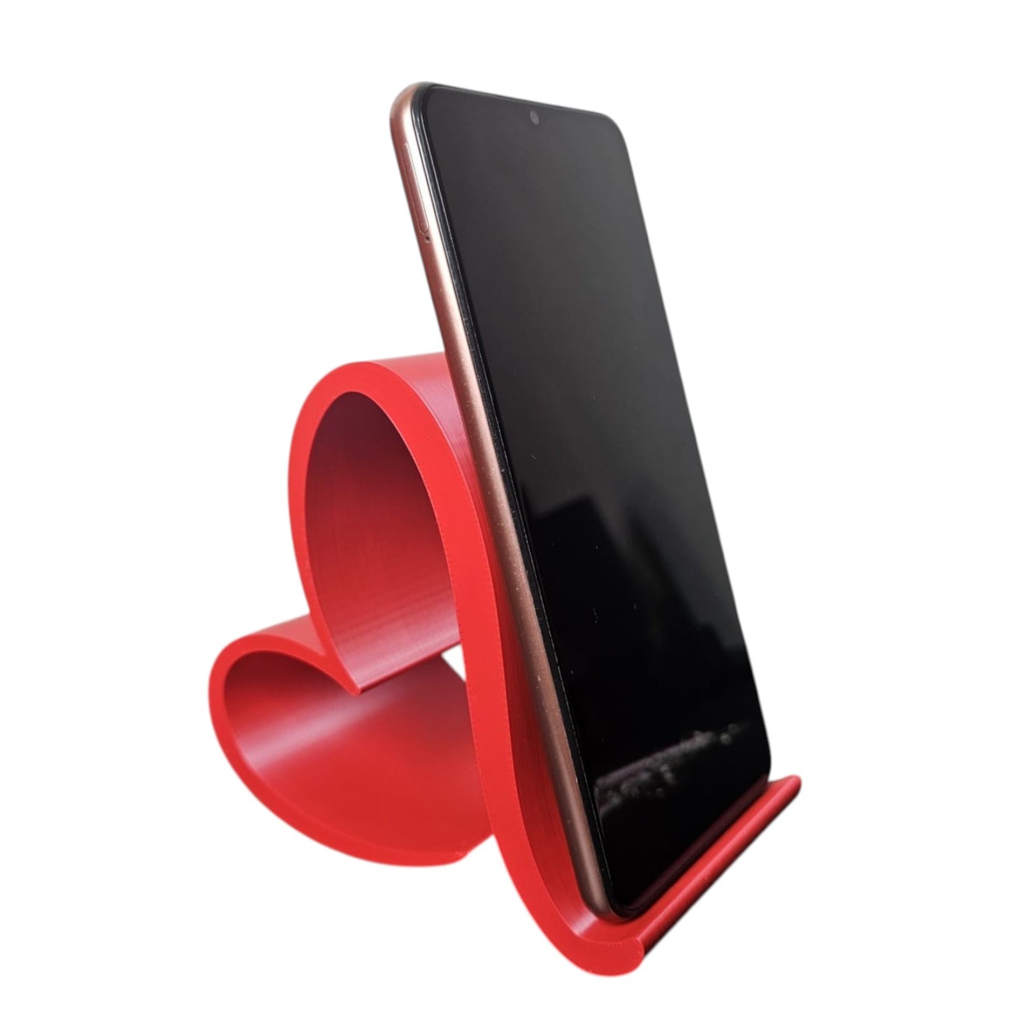 Suporte de Celular Moderno em Design Coração – Estável, Elegante e Funcional  Descrição
