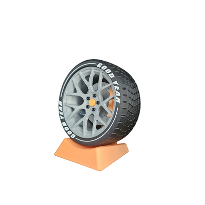 Roda Esportiva Decorativa – Design Automotivo Exclusivo com Estilo Racing