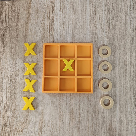 Jogo da Velha 3D Infantil e Decorativo – Diversão Clássica para Todas as Idades