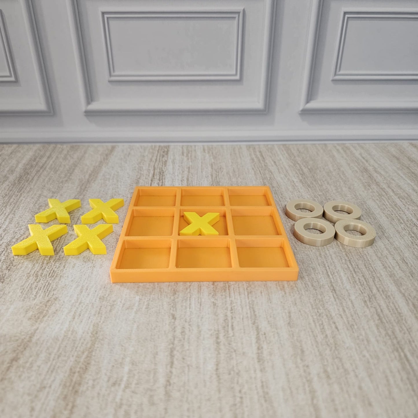 Jogo da Velha 3D Infantil e Decorativo – Diversão Clássica para Todas as Idades
