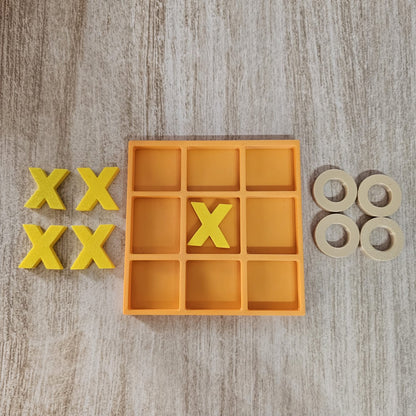 Jogo da Velha 3D Infantil e Decorativo – Diversão Clássica para Todas as Idades