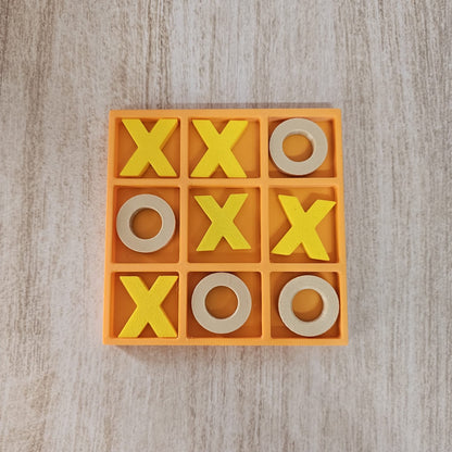 Jogo da Velha 3D Infantil e Decorativo – Diversão Clássica para Todas as Idades