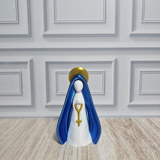 Nossa Senhora Decorativa – Peça Religiosa Elegante e Inspiradora