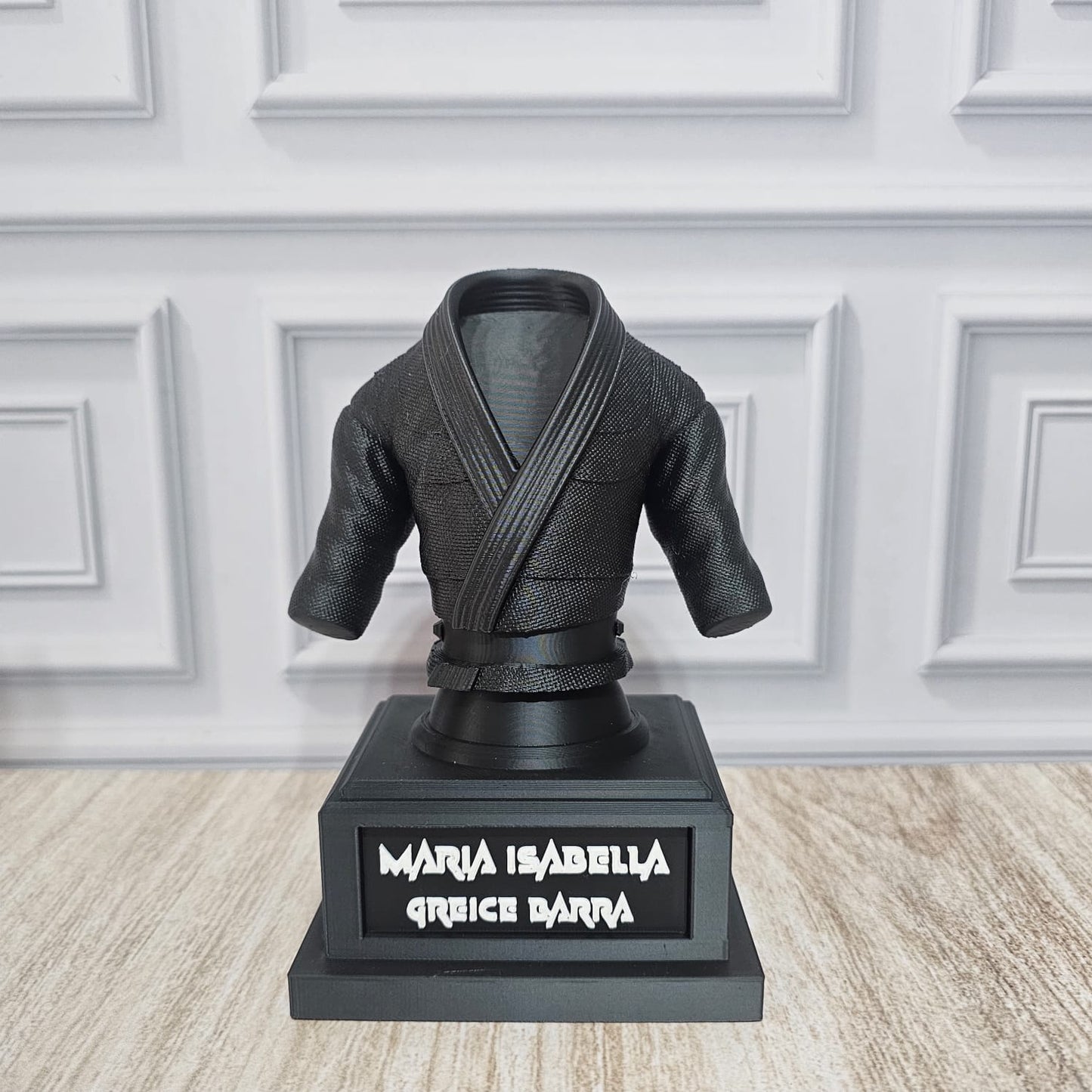 Troféu  Personalizado Kimono Jiu-Jitsu com Nome – Decoração Exclusiva