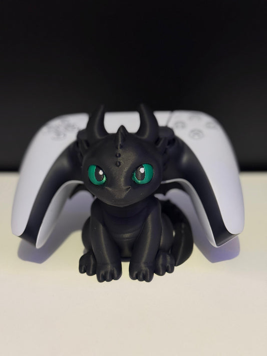 Mini Dragão Decorativo Inspirado em Fúria da Noite – Colecionável Fofo e Exclusivo