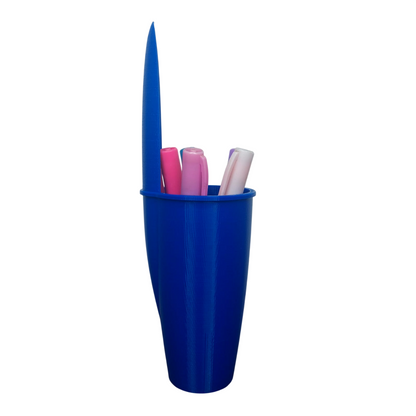Porta Canetas Minimalista Premium – Organização Elegante para sua Mesa de Trabalho