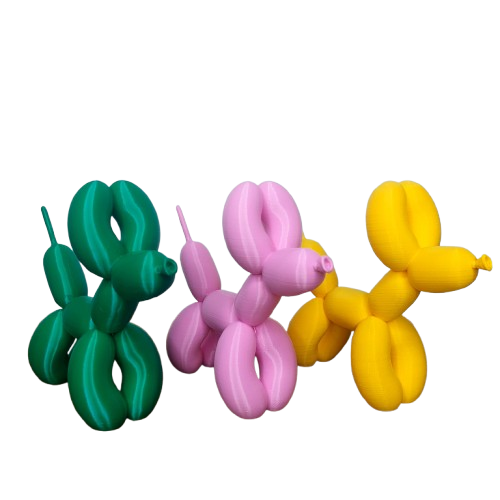 Escultura Decorativa Cachorro Balão – Design Moderno e Colorido para sua Decoração