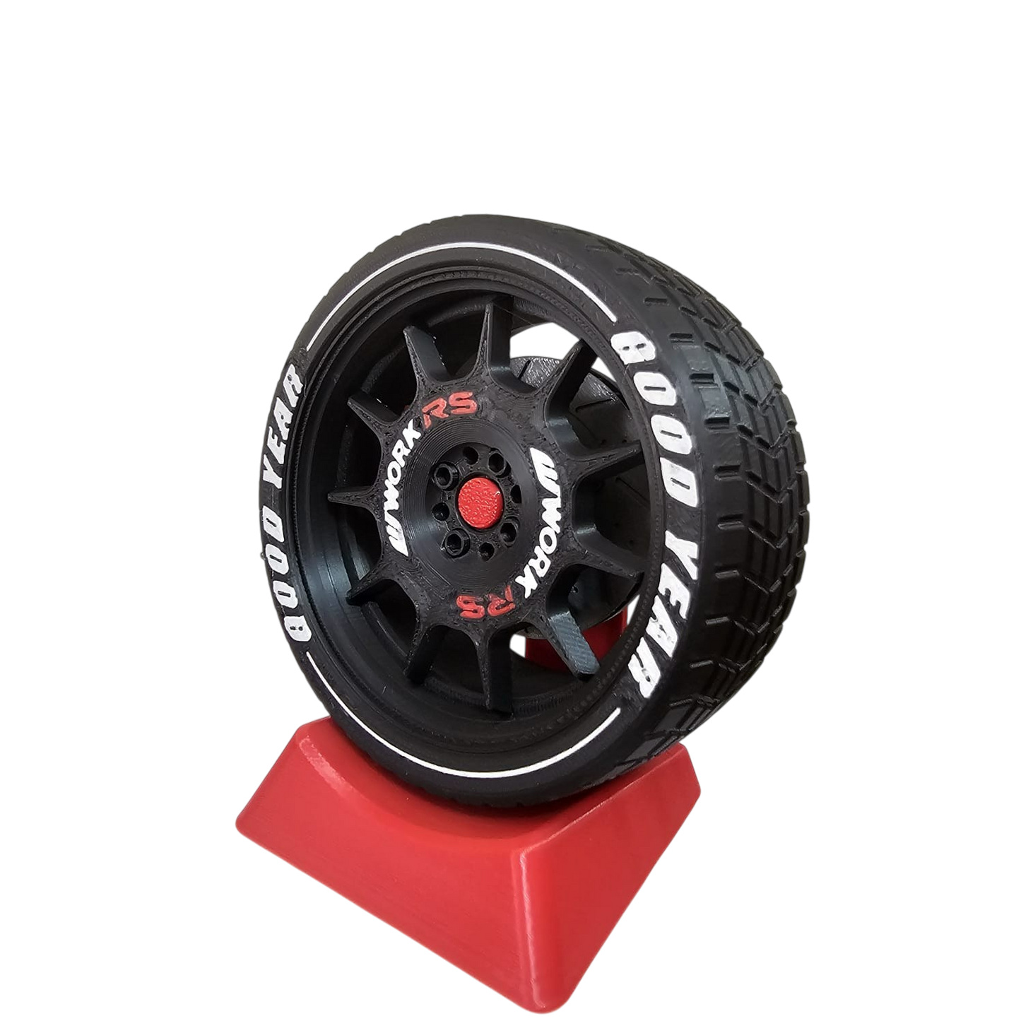 Roda Esportiva Decorativa – Design Automotivo Exclusivo com Estilo Racing