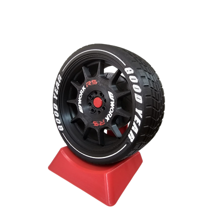 Roda Esportiva Decorativa – Design Automotivo Exclusivo com Estilo Racing