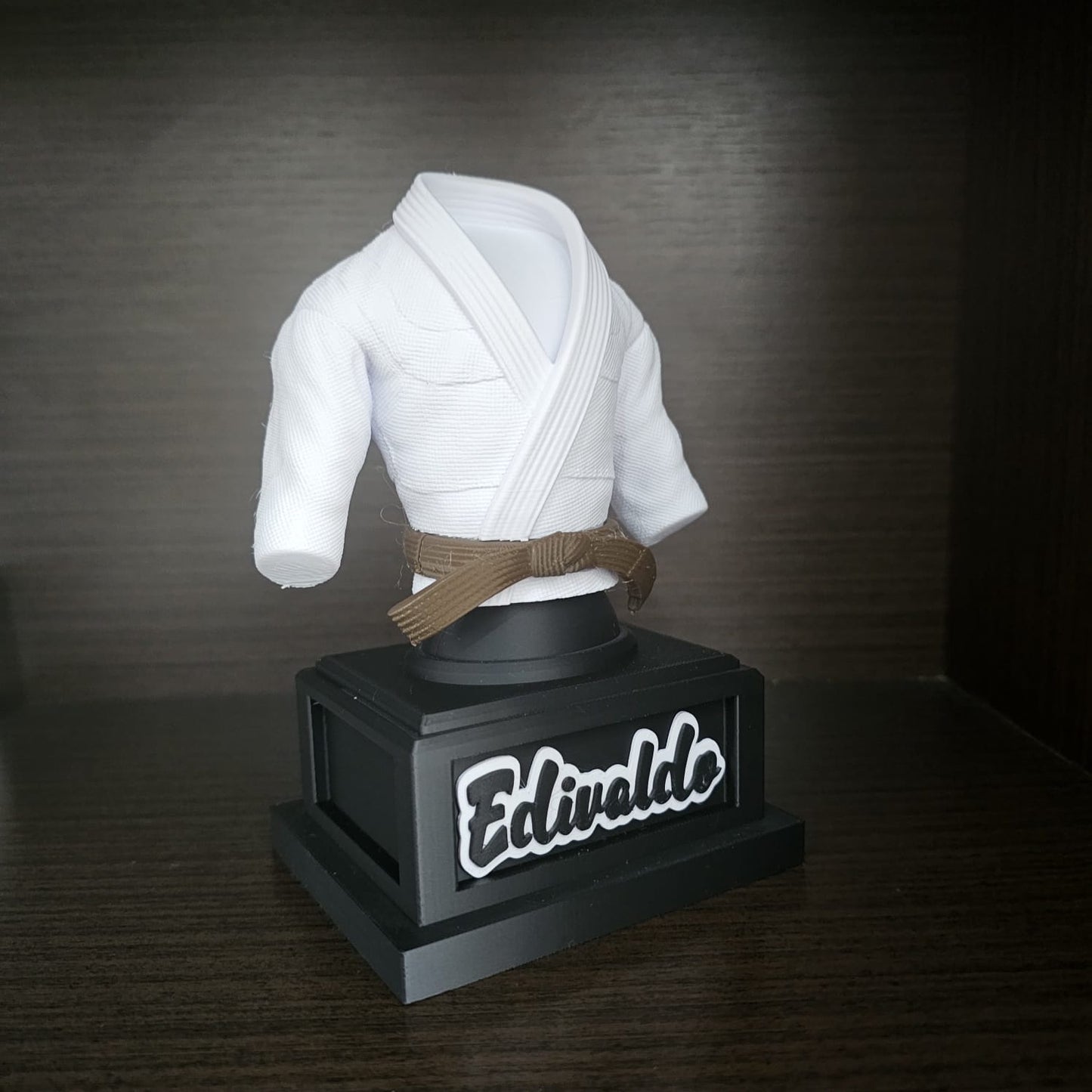 Troféu  Personalizado Kimono Jiu-Jitsu com Nome – Decoração Exclusiva