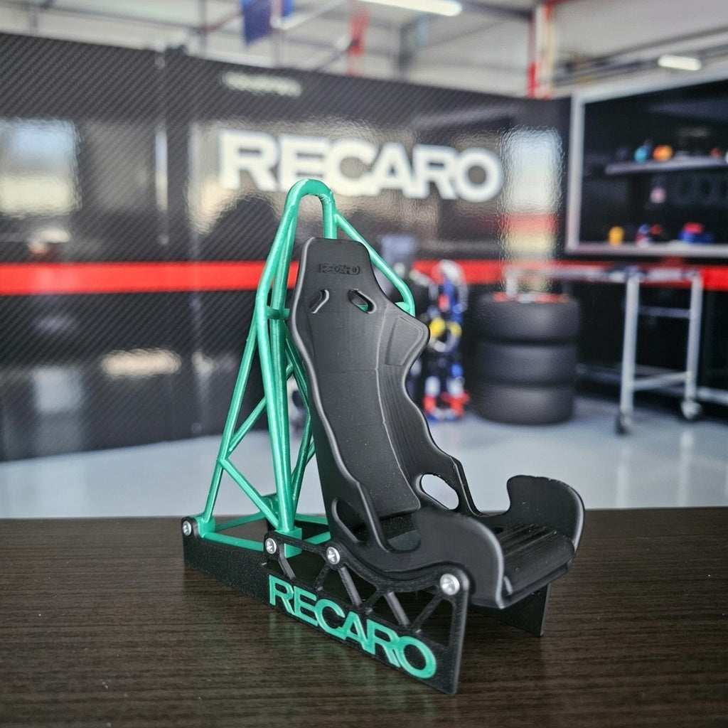 Suporte de celular Assento Esportivo Recaro – Design Premium para Apaixonados por Velocidade