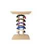 Porta-Faixas Decorativo para Artes Marciais – Expositor de Graduação Estilo Torii Japonês
