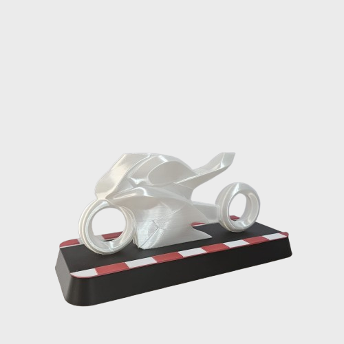 Moto Esportiva Decorativa 3D – Design Moderno e Exclusivo
