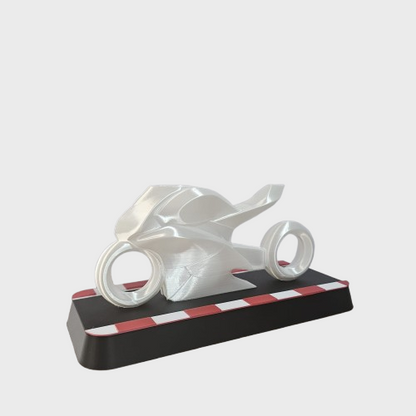 Moto Esportiva Decorativa 3D – Design Moderno e Exclusivo