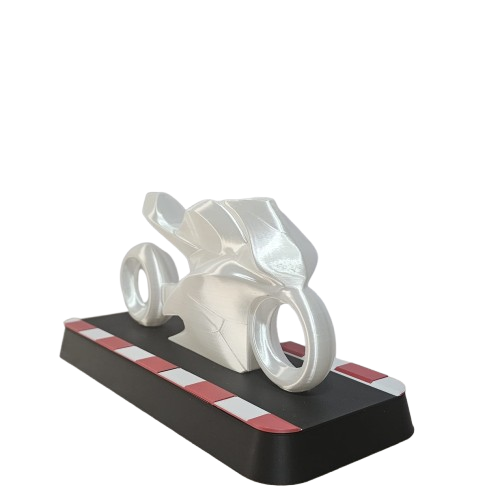 Moto Esportiva Decorativa 3D – Design Moderno e Exclusivo