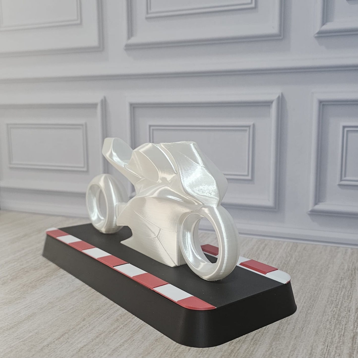 Moto Esportiva Decorativa 3D – Design Moderno e Exclusivo
