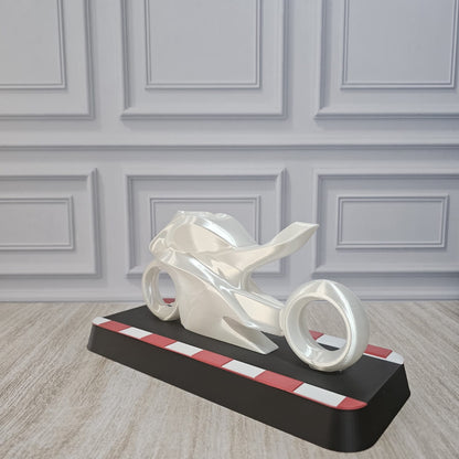 Moto Esportiva Decorativa 3D – Design Moderno e Exclusivo