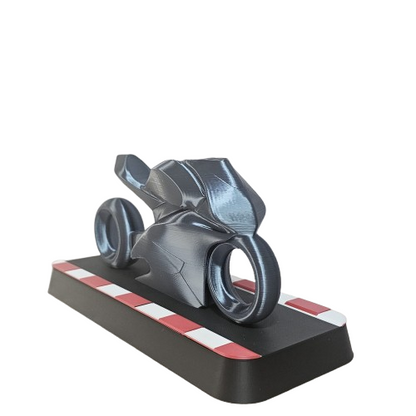 Moto Esportiva Decorativa 3D – Design Moderno e Exclusivo