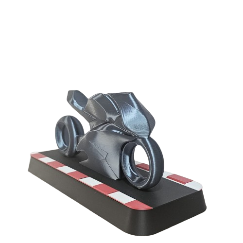 Moto Esportiva Decorativa 3D – Design Moderno e Exclusivo