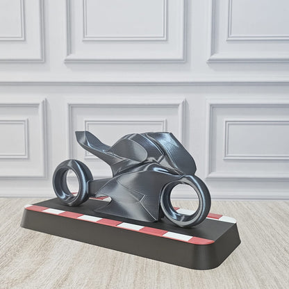 Moto Esportiva Decorativa 3D – Design Moderno e Exclusivo