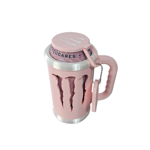 Suporte Lata de Monster Personalizada 3D com Tampa e Abridor – Kit Exclusivo para Fãs