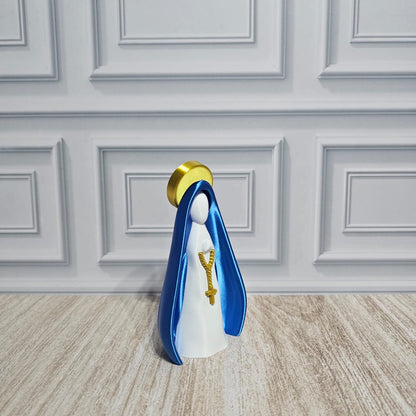 Nossa Senhora Decorativa – Peça Religiosa Elegante e Inspiradora