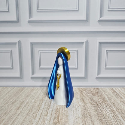 Nossa Senhora Decorativa – Peça Religiosa Elegante e Inspiradora