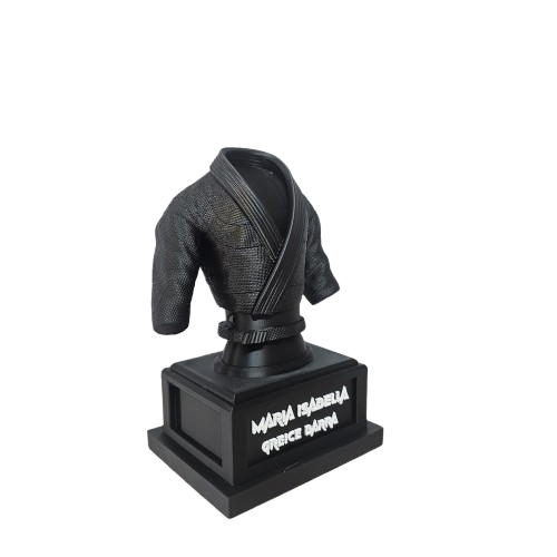 Troféu  Personalizado Kimono Jiu-Jitsu com Nome – Decoração Exclusiva