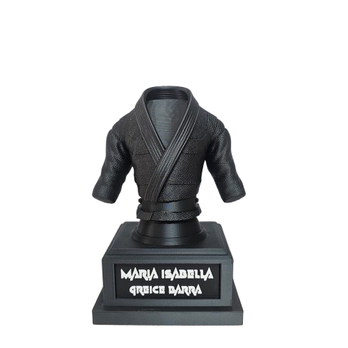 Troféu  Personalizado Kimono Jiu-Jitsu com Nome – Decoração Exclusiva
