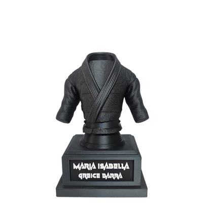 Troféu  Personalizado Kimono Jiu-Jitsu com Nome – Decoração Exclusiva