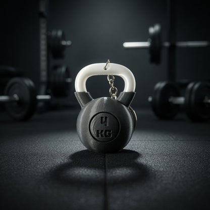 Chaveiro Kettlebell Fitness 4KG – Acessório Criativo para Apaixonados por Academia