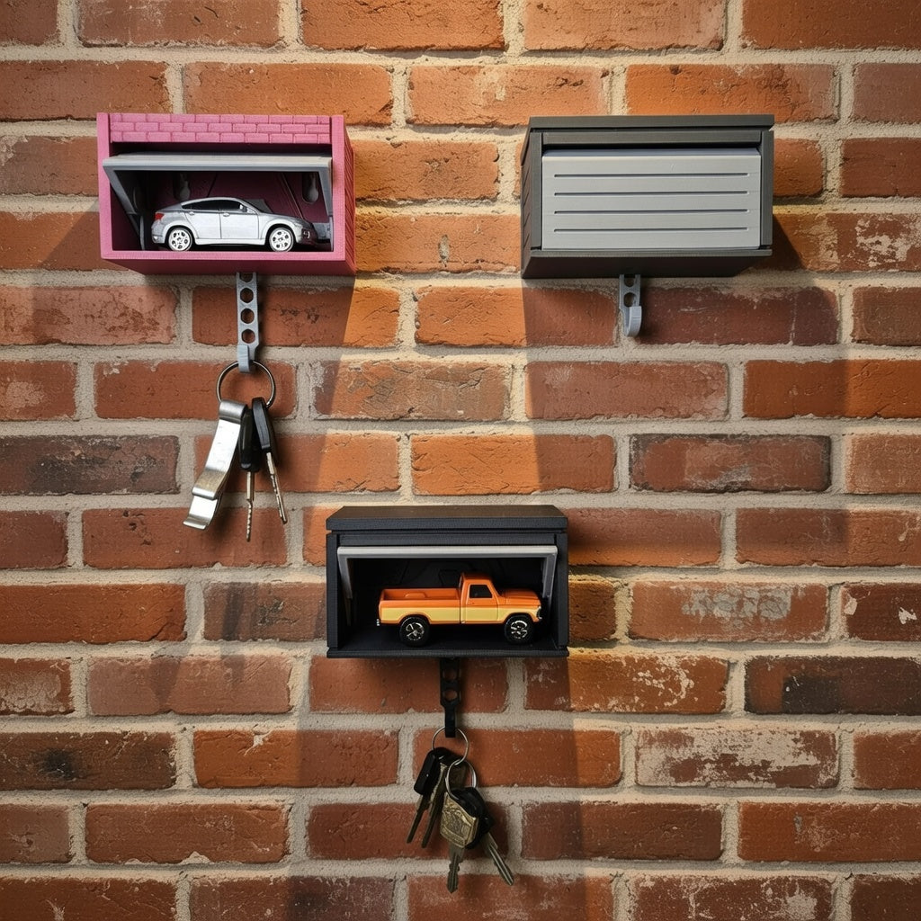 Porta Chaves Garagem Hot Wheels